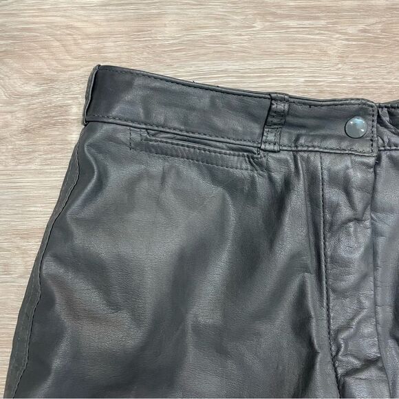 Vintage Jonathan Christopher Canada Gray Genuine Leather Lined Pants - Picture 5 of 6